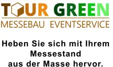 Heben Sie sich mit Ihrem  Messestand aus der Masse hervor.