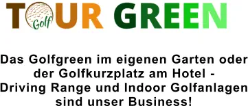 Das Golfgreen im eigenen Garten oder der Golfkurzplatz am Hotel -  Driving Range und Indoor Golfanlagen sind unser Business!