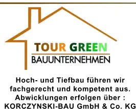 Hoch- und Tiefbau führen wir  fachgerecht und kompetent aus. Abwicklungen erfolgen über : KORCZYNSKI-BAU GmbH & Co. KG